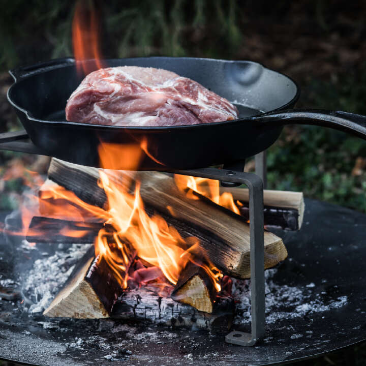 Petromax Feuerpfanne mit Stiel 56,6 x 6,7 x 37 cm